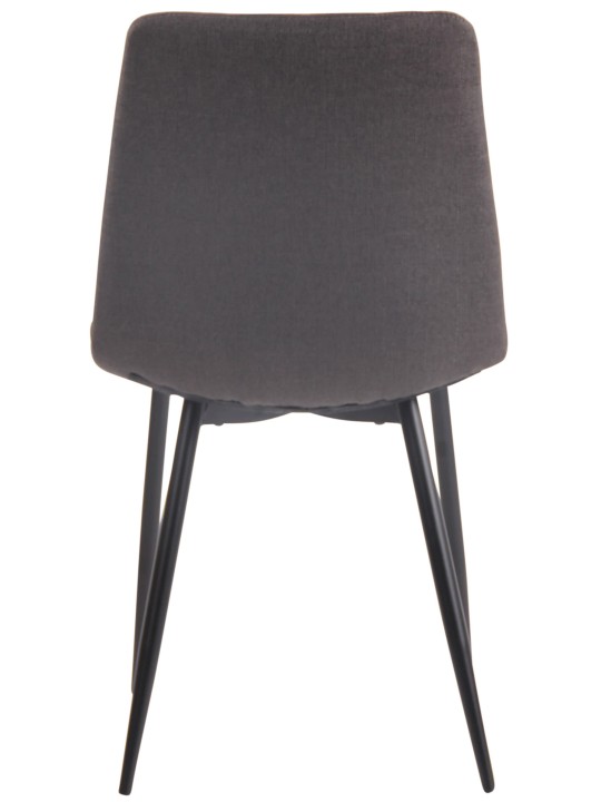 Chaise Telde tissu, gris foncé