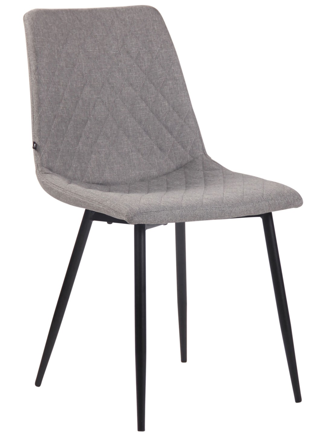 Chaise Telde tissu, gris