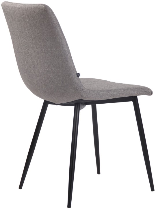 Chaise Telde tissu, gris