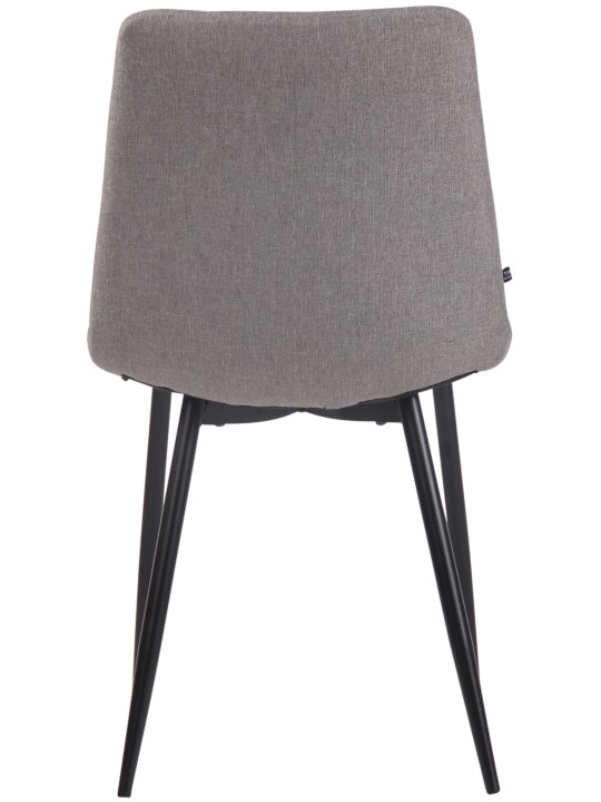 Chaise Telde tissu, gris