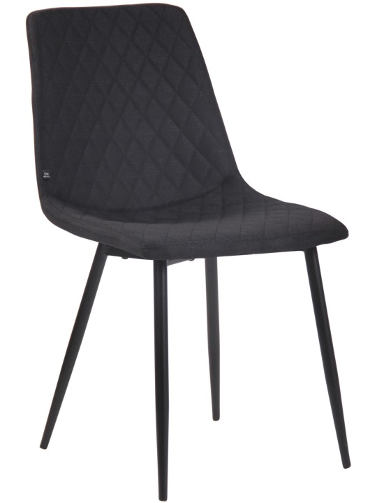 Chaise Telde tissu, noir Chaise Telde tissu, noir