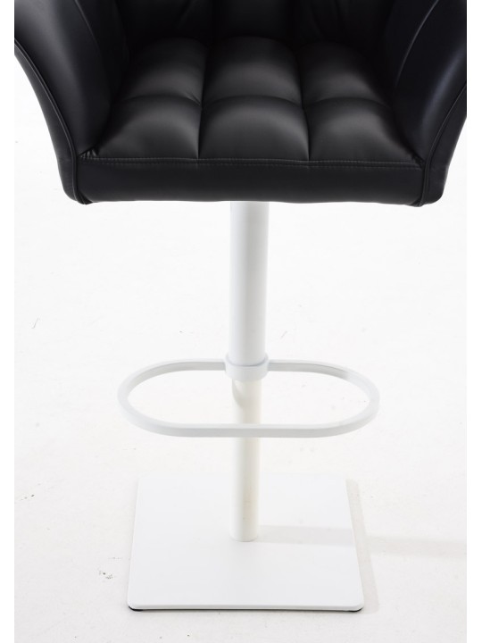 Lot de 2 tabourets de bar Damaso simili cuir, noir Lot de 2 tabourets de bar Damaso simili cuir, noir