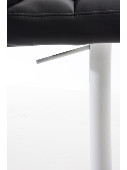 Lot de 2 tabourets de bar Damaso simili cuir, noir Lot de 2 tabourets de bar Damaso simili cuir, noir