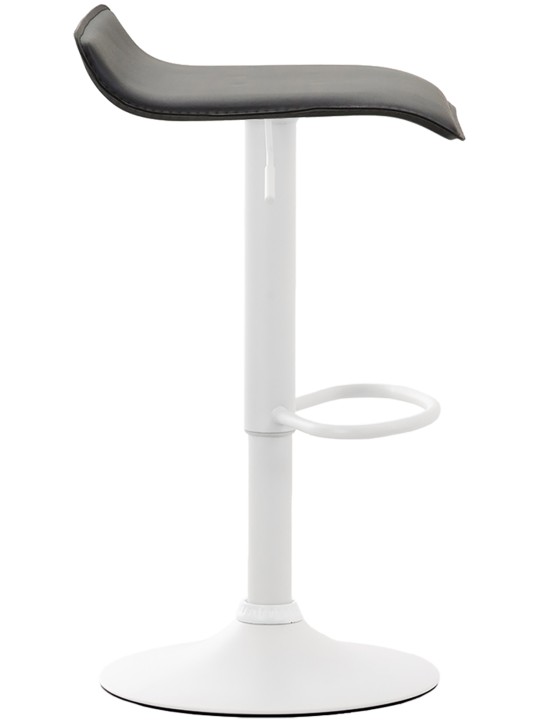 Tabouret de bar Dyn V2 en cuir artificiel, noir Tabouret de bar Dyn V2 en cuir artificiel, noir