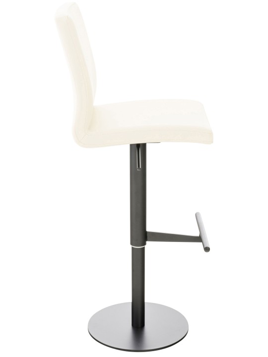 Lot de 2 tabourets de bar Cadiz simili cuir, crème Lot de 2 tabourets de bar Cadiz simili cuir, crème