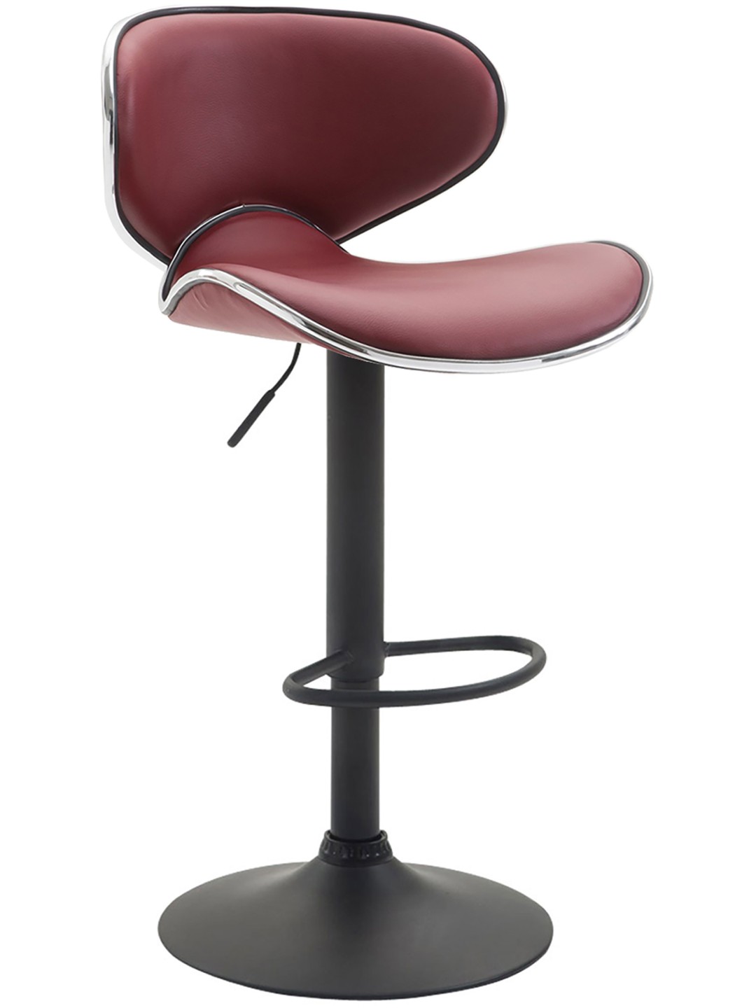 Tabouret de bar Las Vegas V2, bordeaux