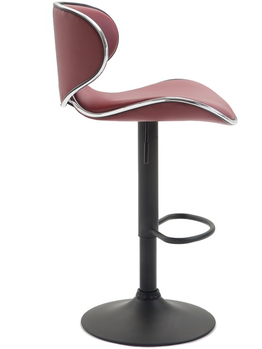 Tabouret de bar Las Vegas V2, bordeaux