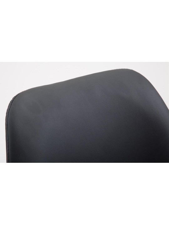 Lot de 2 tabourets de bar Cannes simili cuir Natura, noir Lot de 2 tabourets de bar Cannes simili cuir Natura, noir