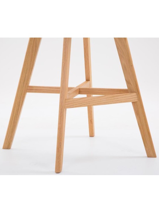 Lot de 2 tabourets de bar Cannes simili cuir Natura, noir Lot de 2 tabourets de bar Cannes simili cuir Natura, noir