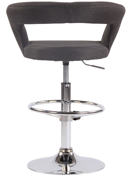 Tabouret de bar Jaen tissu, gris foncé Tabouret de bar Jaen tissu, gris foncé