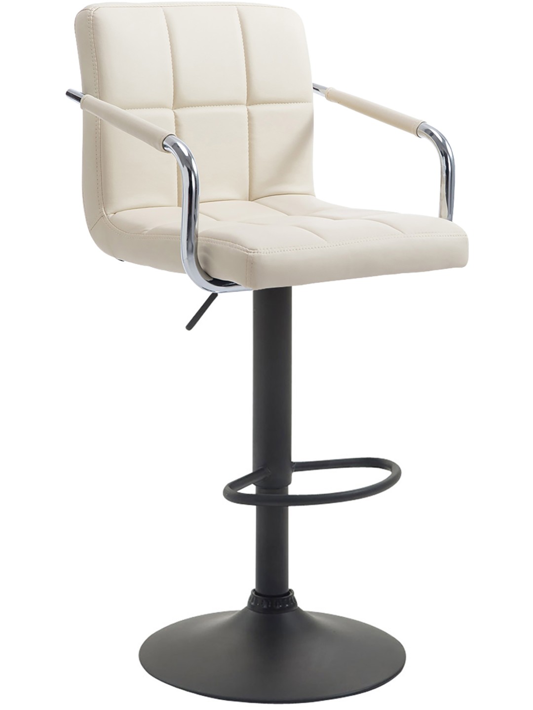 Tabouret de bar Lucy V2, crème