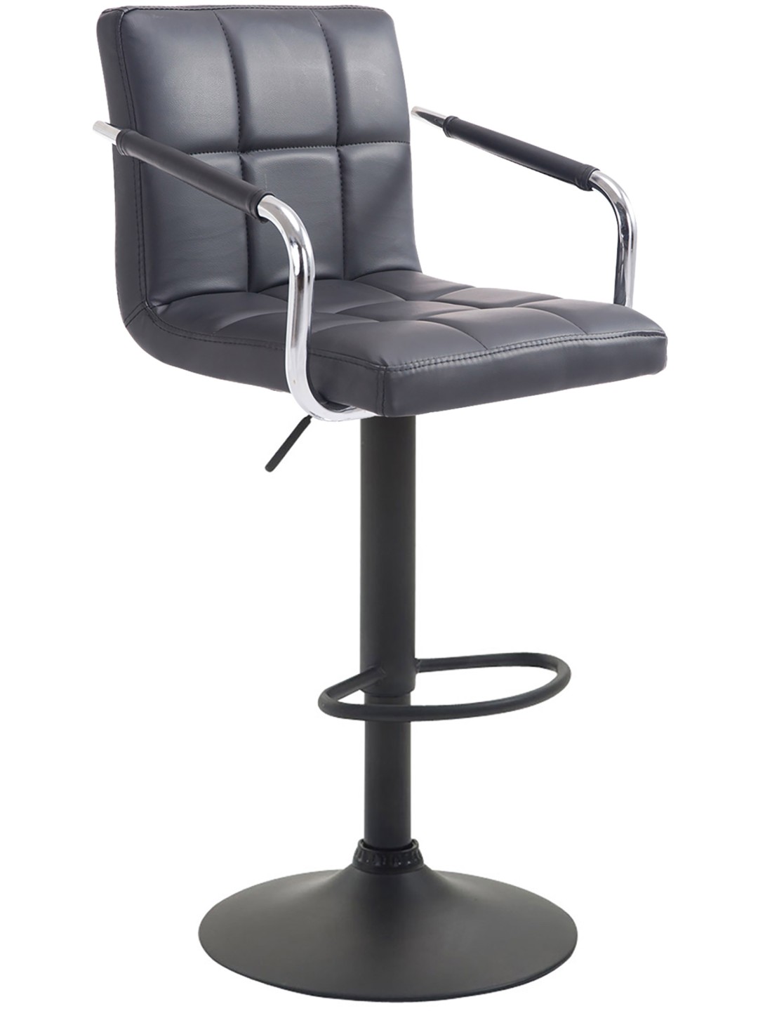 Tabouret de bar Lucy V2, noir