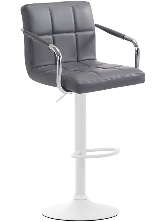 Tabouret de bar Lucy V2, gris