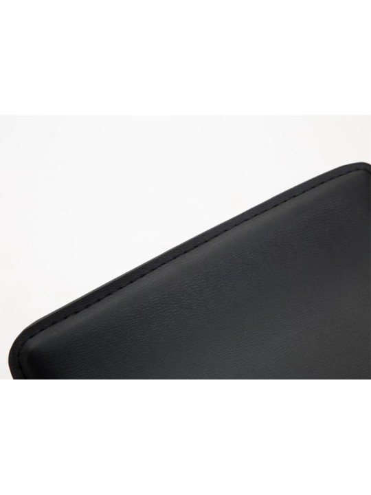 Lot de 2 tabourets de bar Dyn V2 simili cuir chromé, noir Lot de 2 tabourets de bar Dyn V2 simili cuir chromé, noir