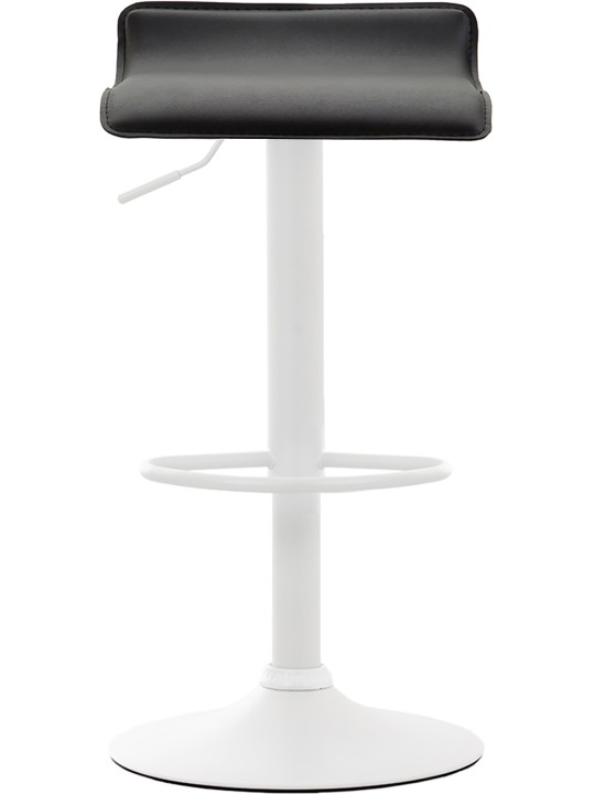 Lot de 2 tabourets de bar Dyn V2 en cuir artificiel, noir Lot de 2 tabourets de bar Dyn V2 en cuir artificiel, noir
