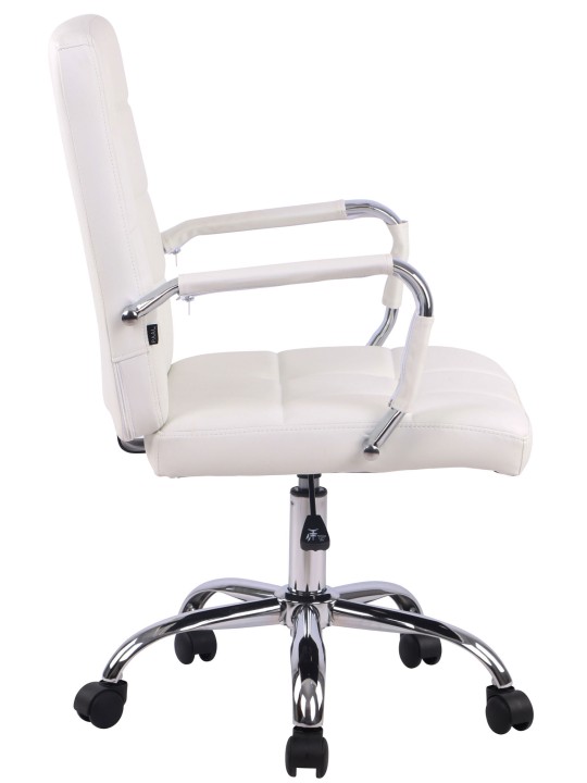 Chaise de bureau Deli PRO simili cuir, blanc Chaise de bureau Deli PRO simili cuir, blanc