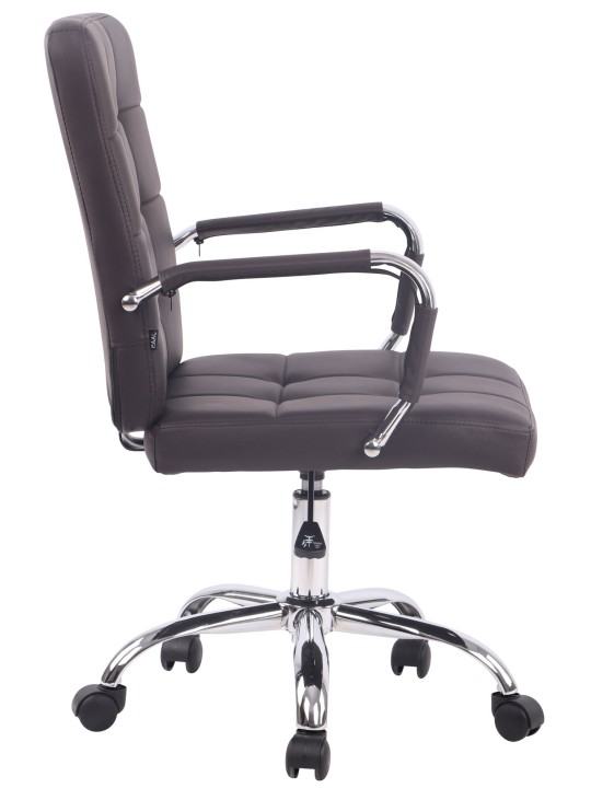 Chaise de bureau Deli PRO simili cuir, brun Chaise de bureau Deli PRO simili cuir, brun