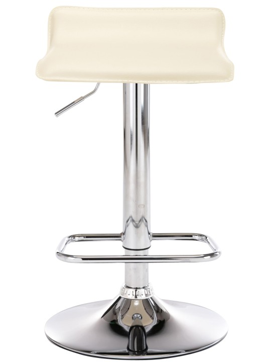 Lot de 2 tabourets de bar Dyn, crème