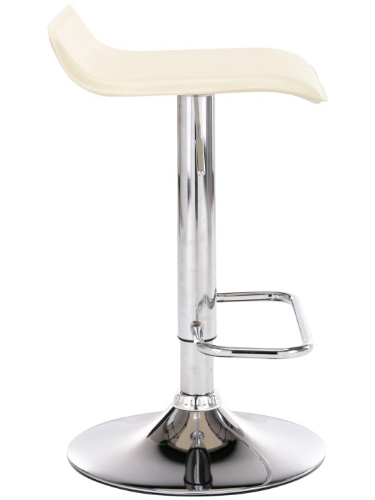 Lot de 2 tabourets de bar Dyn, crème