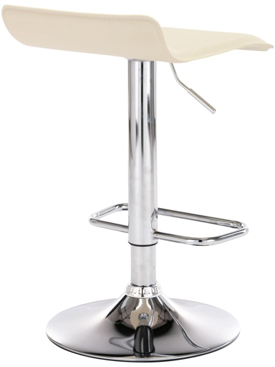 Lot de 2 tabourets de bar Dyn, crème