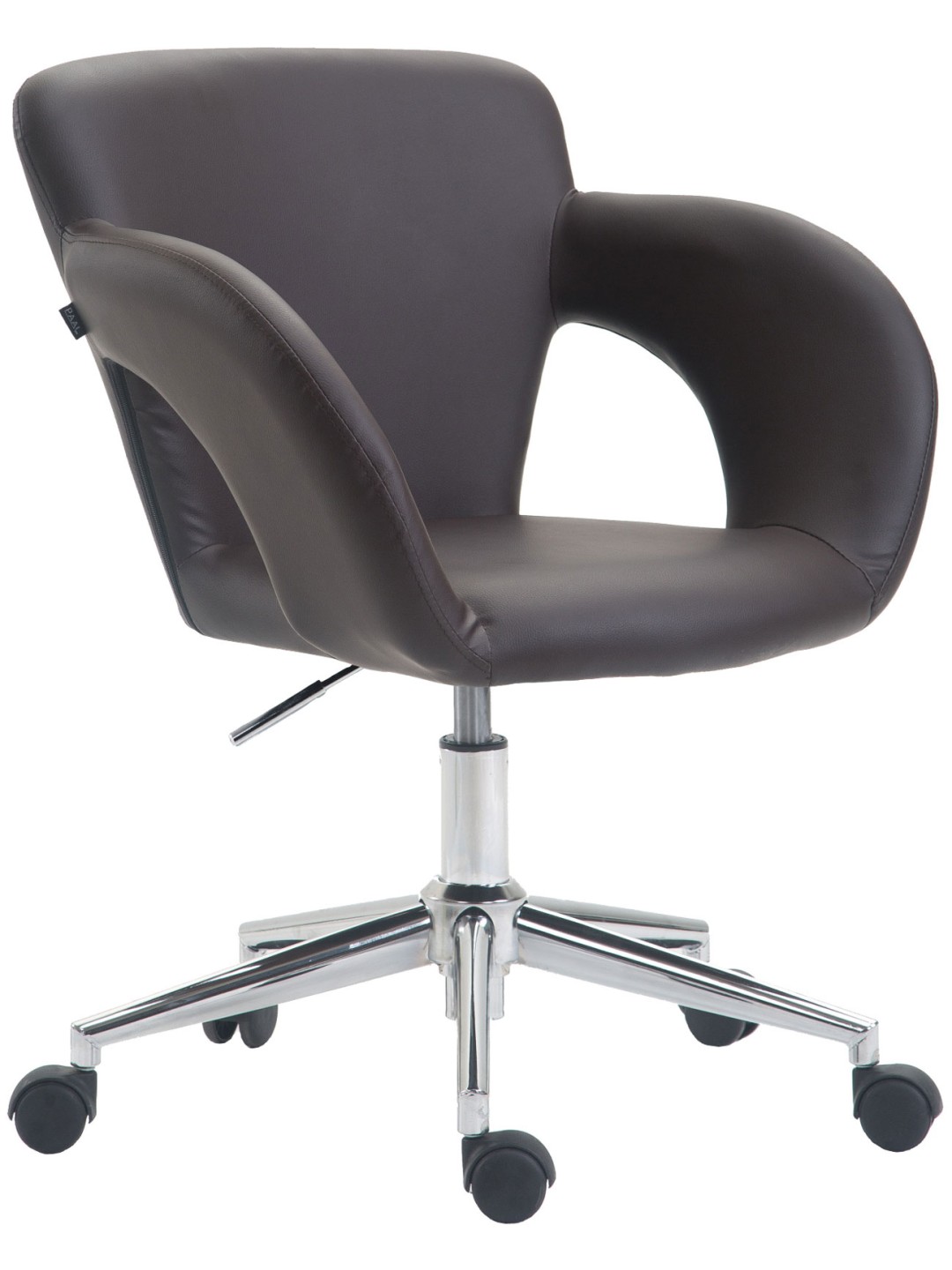 Chaise de bureau Edison, brun