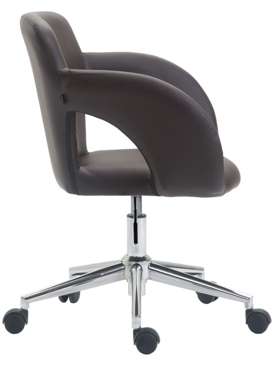 Chaise de bureau Edison, brun