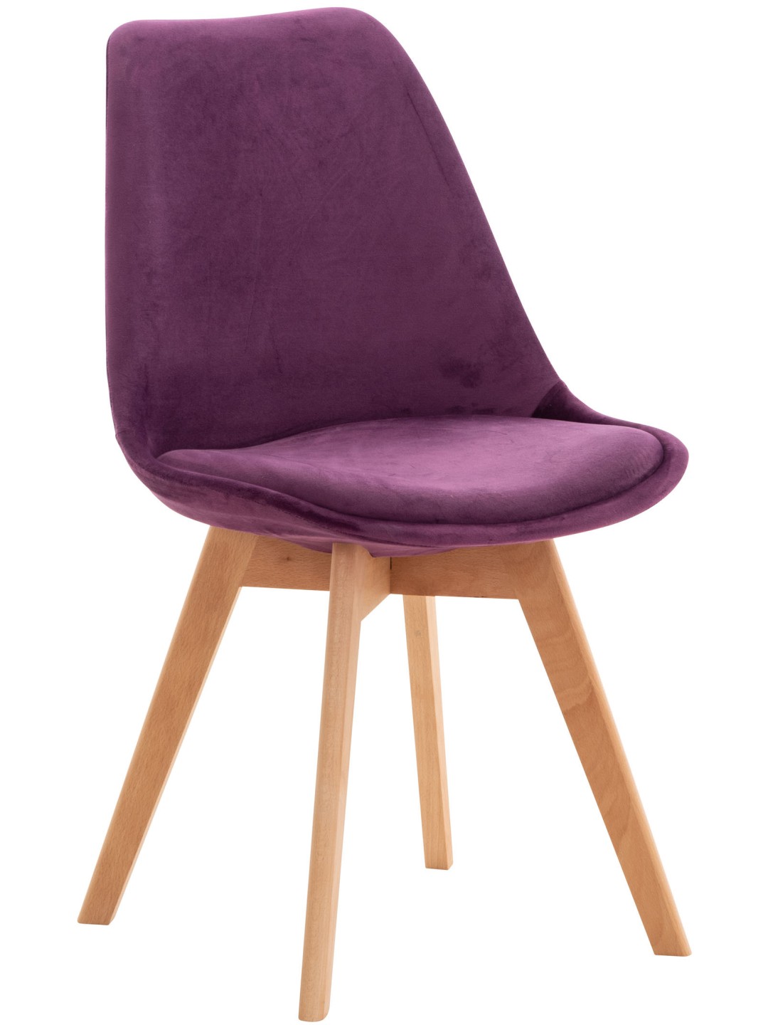 Chaise Linares Velours, lilas