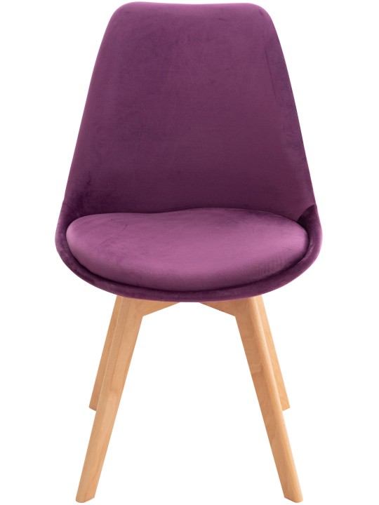 Chaise Linares Velours, lilas Chaise Linares Velours, lilas