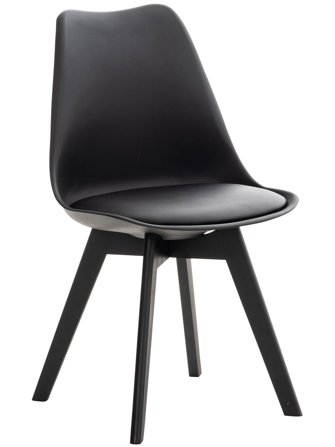 Chaise Linares, noir/noir