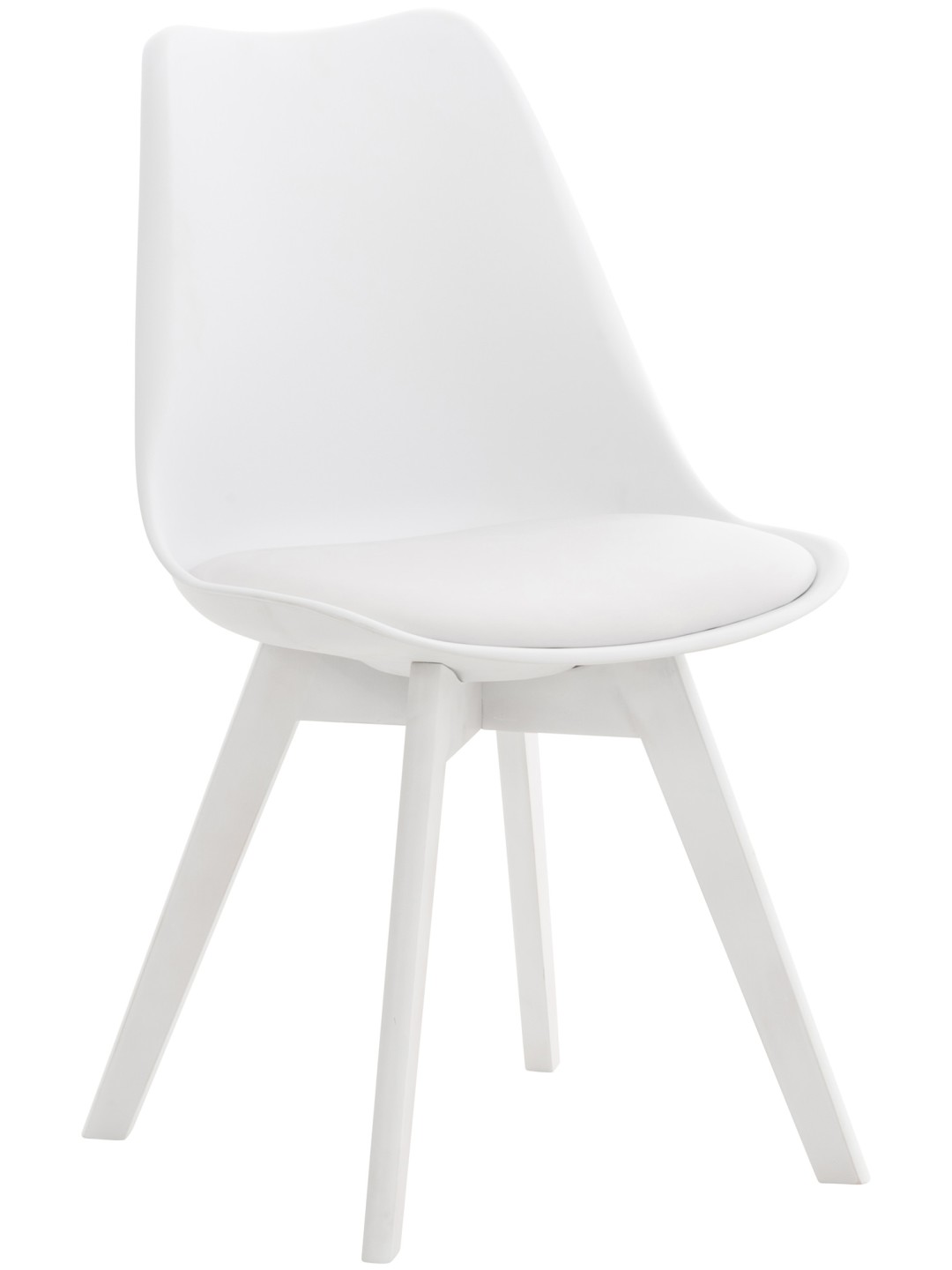 Chaise Linares, blanc/blanc