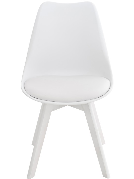 Chaise Linares, blanc/blanc