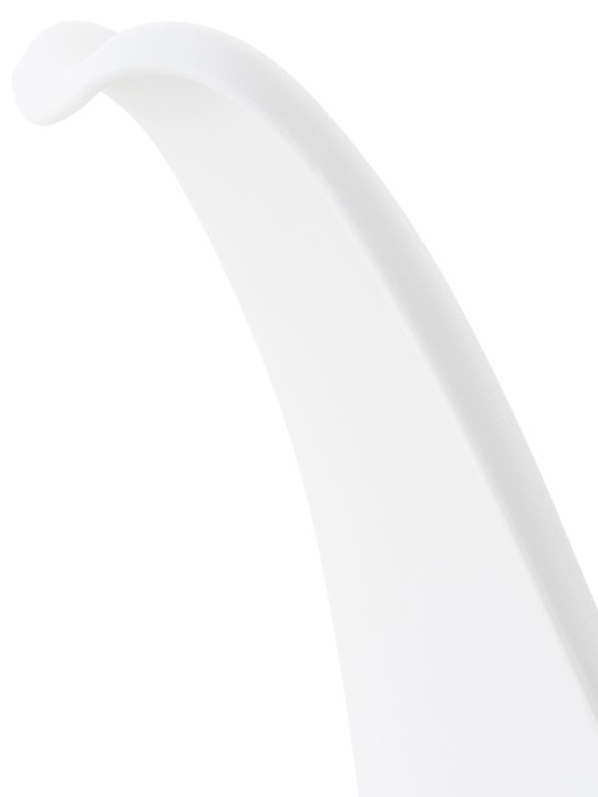 Ensemble de 4 chaises Linares plastique, blanc/blanc