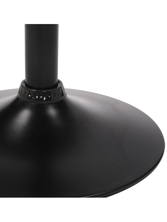 Tabouret de bar Feni velours, noir