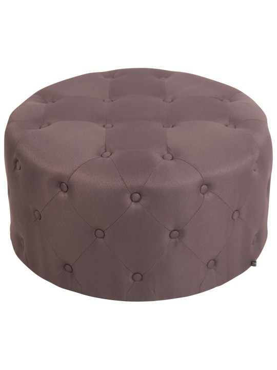 Repose-pieds tissu Corse, brun