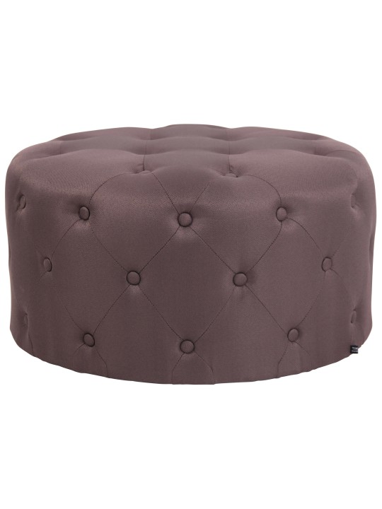 Repose-pieds tissu Corse, brun