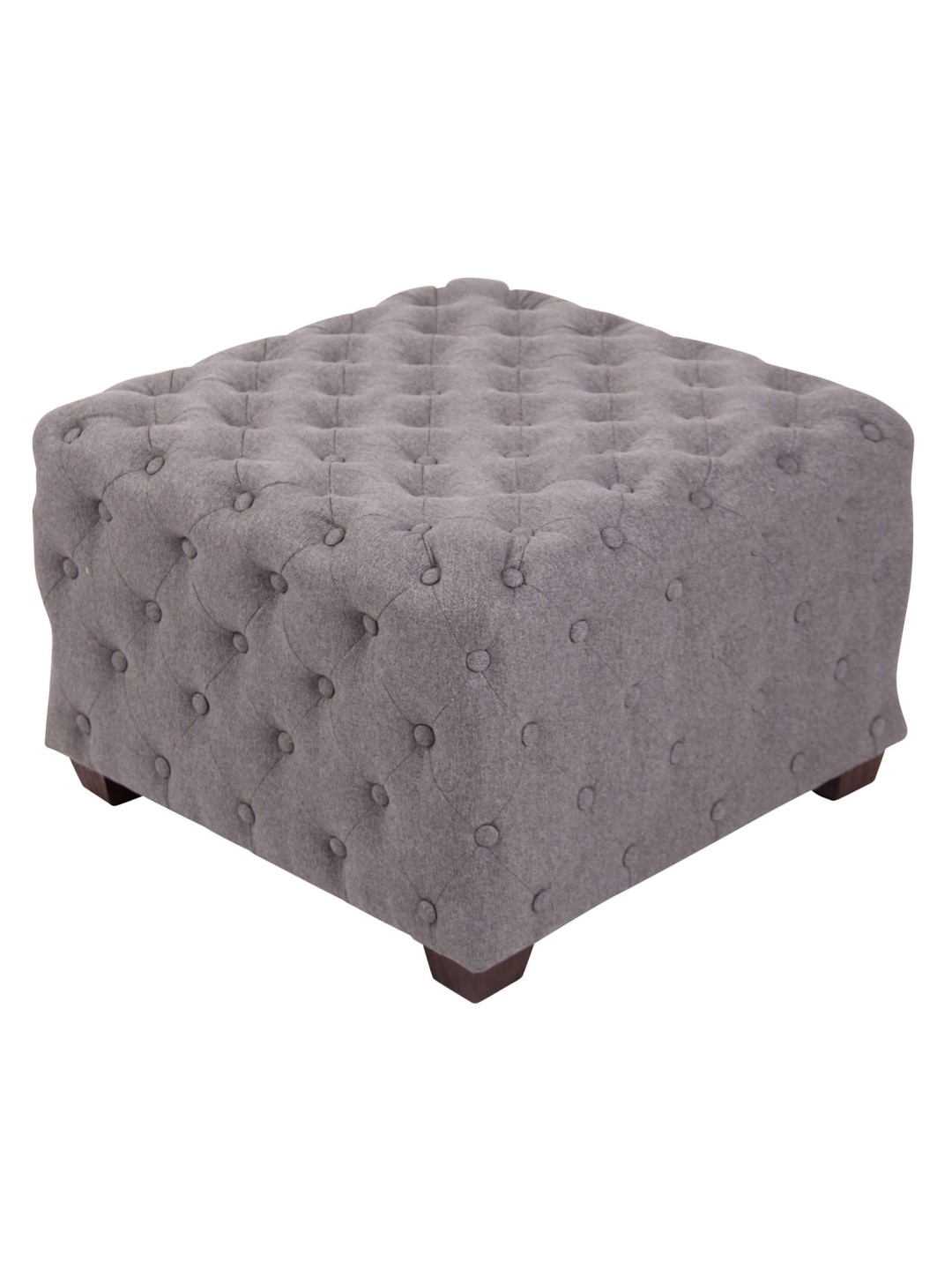 Tabouret Nimes tissu, gris