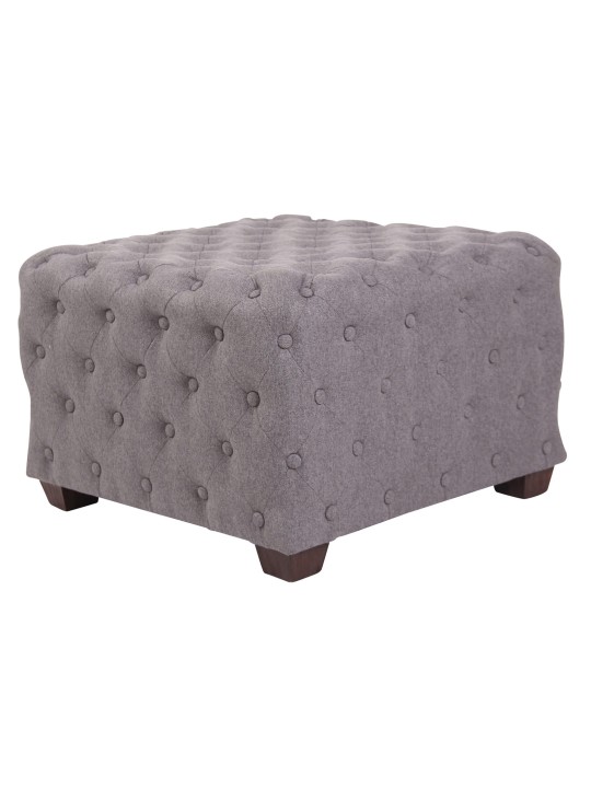 Tabouret Nimes tissu, gris