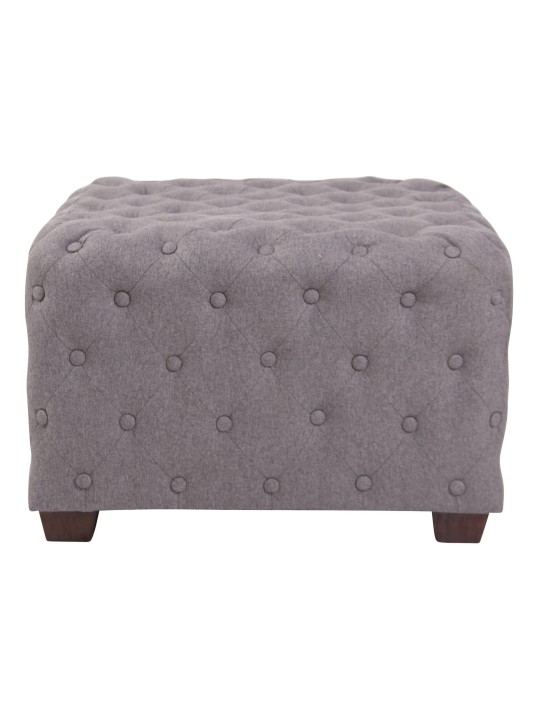 Tabouret Nimes tissu, gris