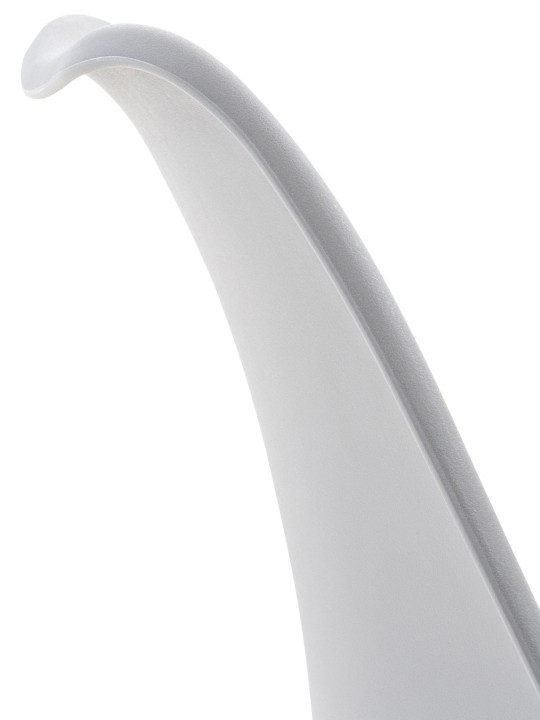 Ensemble de 4 chaises Linares plastique, gris/gris Ensemble de 4 chaises Linares plastique, gris/gris