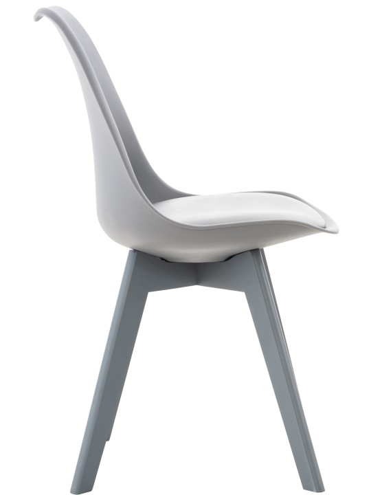 Chaise Linares, gris/gris