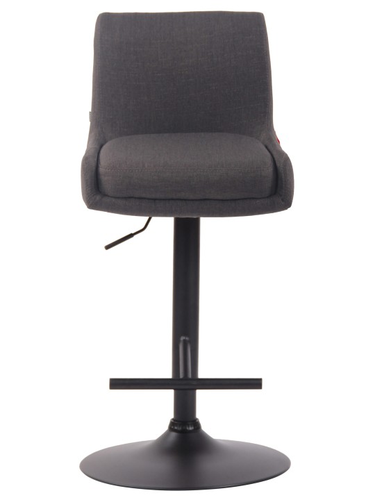 Tabouret de bar club tissu, gris foncé Tabouret de bar club tissu, gris foncé