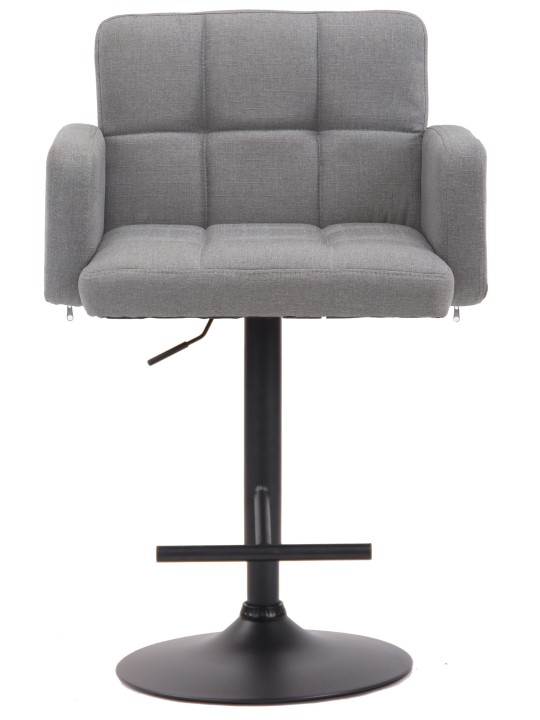 Tabouret de bar Los Angeles, tissu, gris Tabouret de bar Los Angeles, tissu, gris