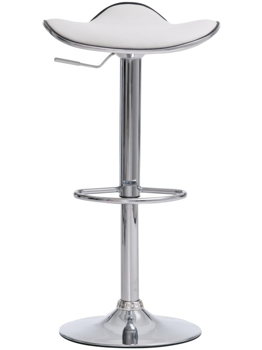 Lot de 2 tabourets de bar Shanghai C, blanc Lot de 2 tabourets de bar Shanghai C, blanc