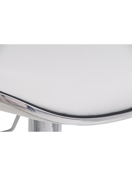 Lot de 2 tabourets de bar Shanghai C, blanc Lot de 2 tabourets de bar Shanghai C, blanc