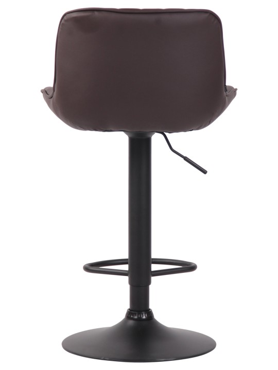 Tabouret de bar Lentini simili cuir, brun Tabouret de bar Lentini simili cuir, brun