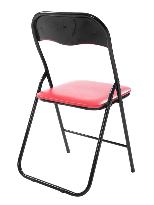 Chaise pliante Felix, rouge/noir Chaise pliante Felix, rouge/noir