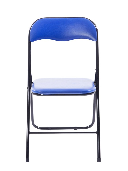 Chaise pliante Felix, bleu/noir