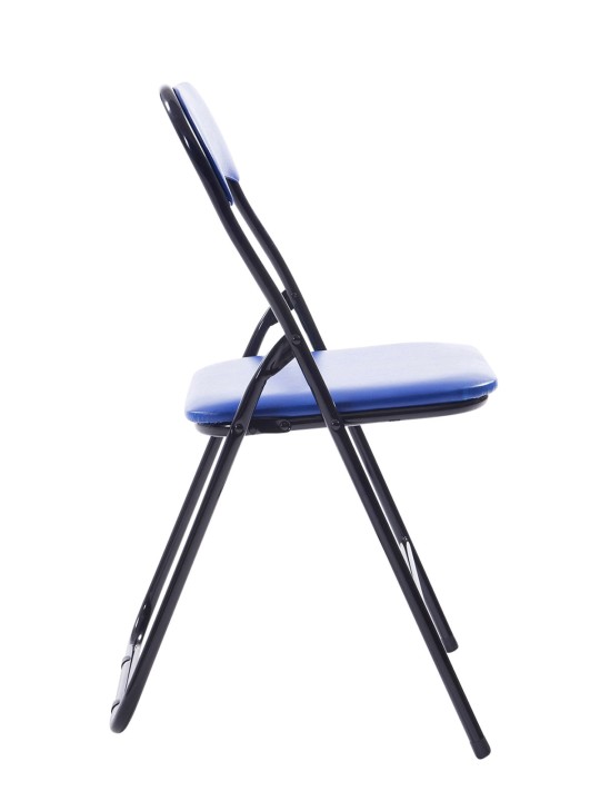 Chaise pliante Felix, bleu/noir