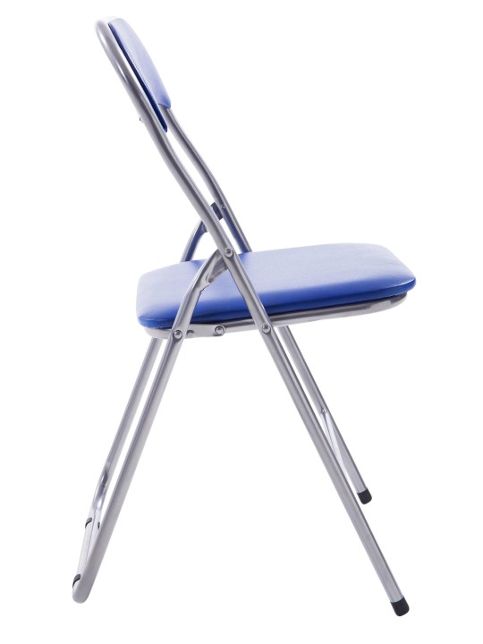 Chaise pliante Felix, bleu/argent Chaise pliante Felix, bleu/argent