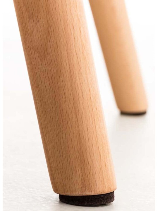 Lot de 4 chaises de salle à manger Elda simili cuir, blanc